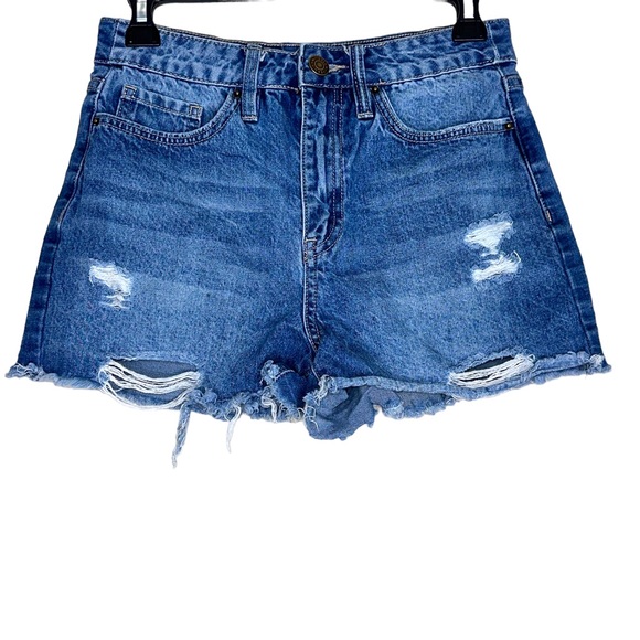 YMI Dream Distressed Pocket Handprint Shorts - Picture 7 of 7
